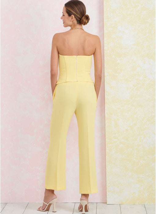 S9927 Misses' Corsets, Pants and Skirt