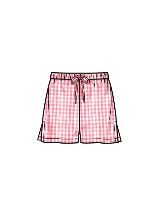 S9928 Misses' Lounge Tops, Pants and Shorts