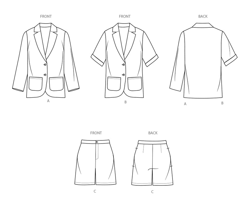 S9930 Children's, Teens' and Adults' Blazers and Shorts