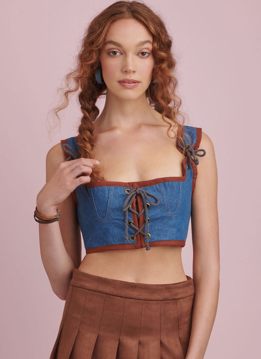 S9943 Misses' Corset Costumes