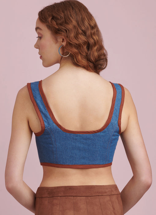 S9943 Misses' Corset Costumes