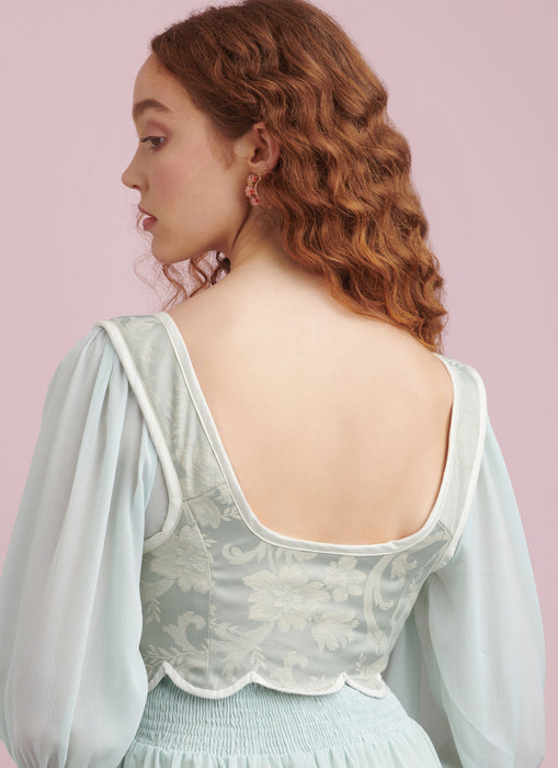 S9943 Misses' Corset Costumes