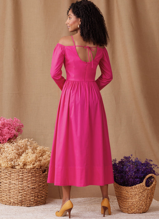 S9950 Misses' Dress with Sleeve and Length Variations