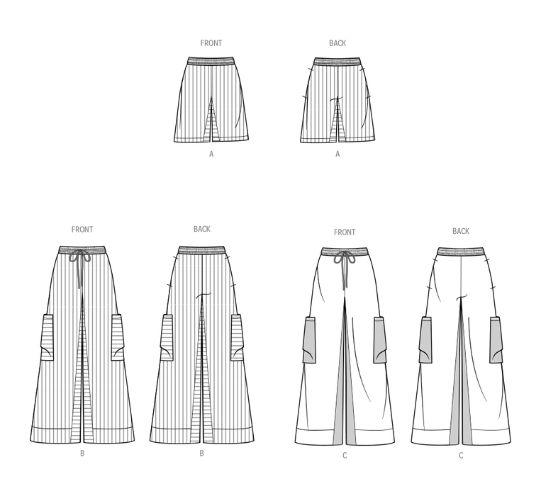S9956 Misses' Shorts and Pants