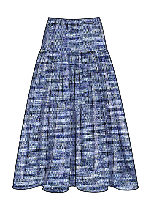 S9958 Misses' Top and Skirt