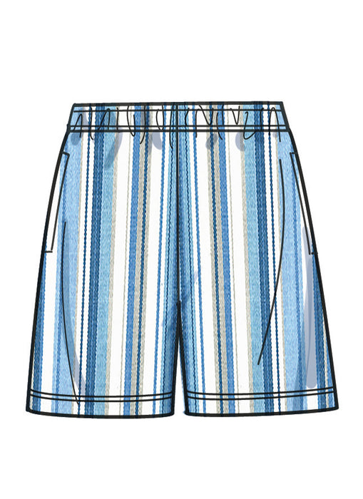 S9960 Men's Knit T-Shirt, Shirt and Shorts