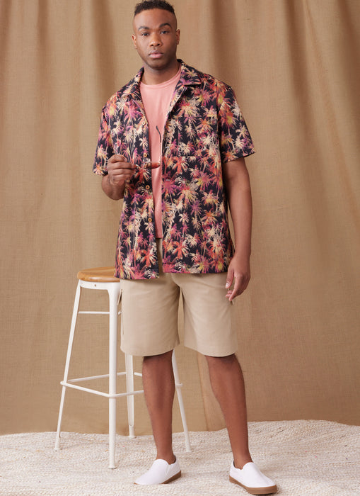 S9960 Men's Knit T-Shirt, Shirt and Shorts