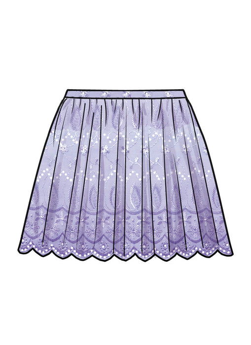 S9963 Children's and Girls Tops, Skirts, and Dresses