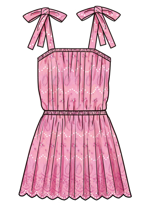 S9963 Children's and Girls Tops, Skirts, and Dresses