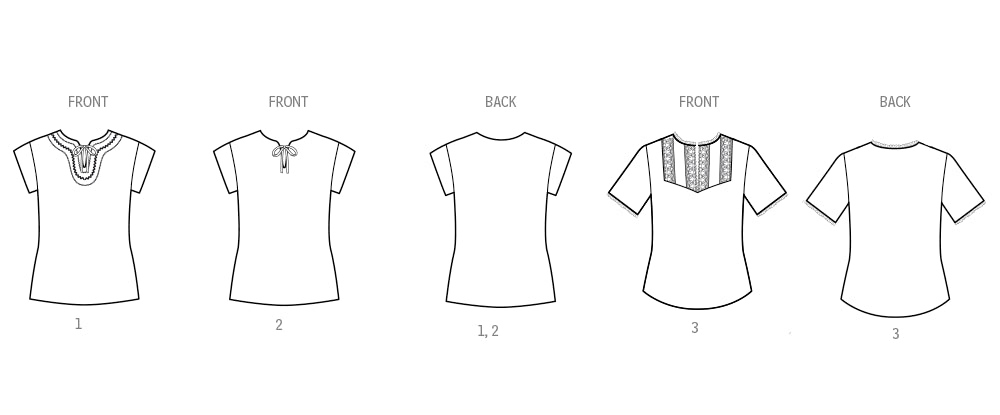 S9965 Vintage 1970s Misses' Knit Tops