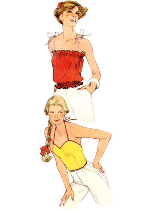 S9966 Vintage 1980s Misses' Tops
