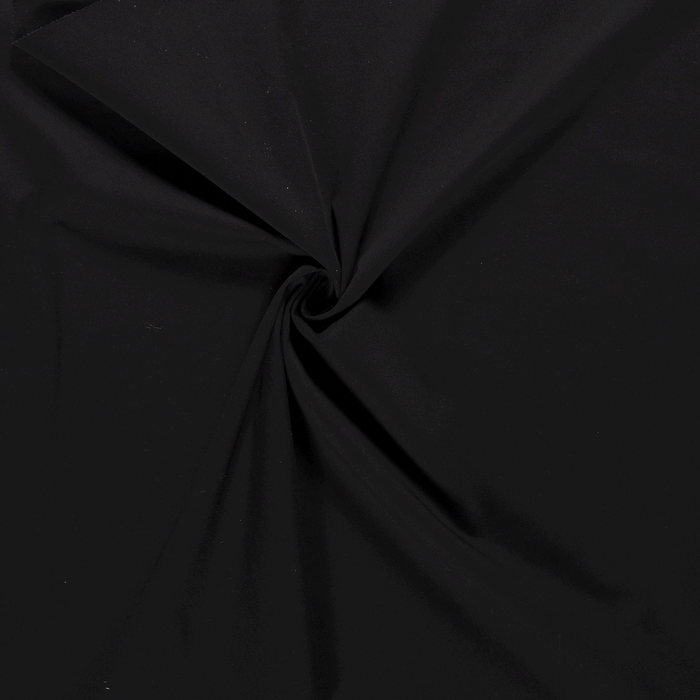 Cotton Twill stretch washed - BLACK