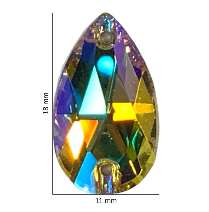 GOLDEN SHADOW AB - DROP - 11 X 18 MM