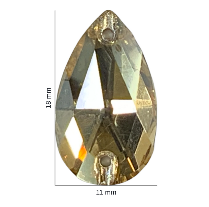 GOLDEN SHADOW - DROP - 11 X 18 MM