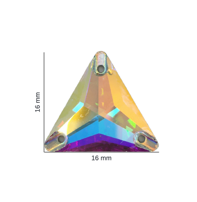 CRYSTAL AB - TRIANGLE - 16 X 16 MM