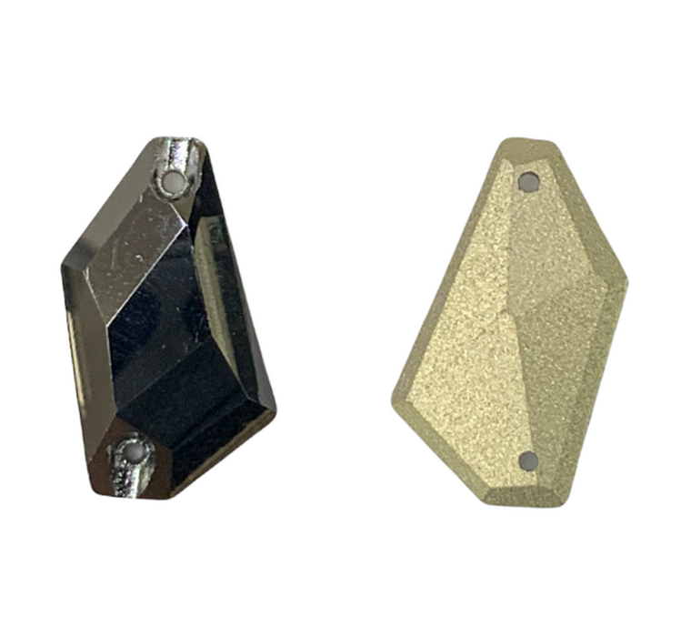 JET HEMATITE - DE-ART - 13 x 23 MM