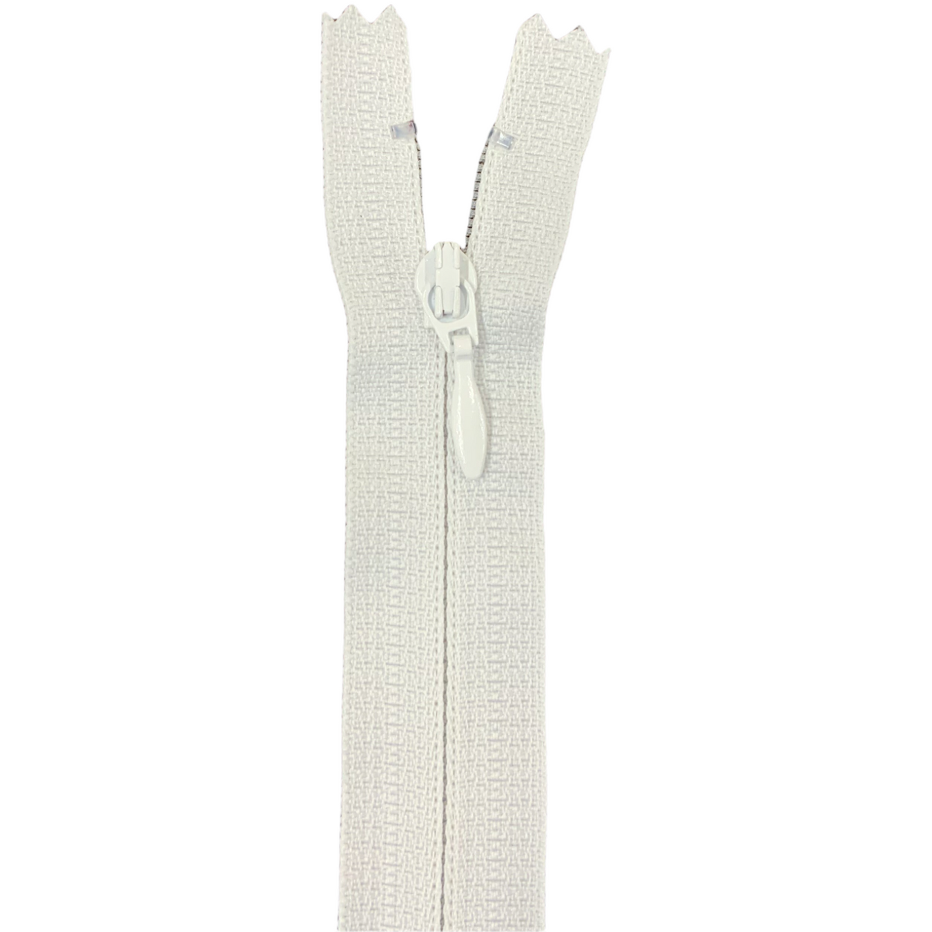 Reversed dress zipper
