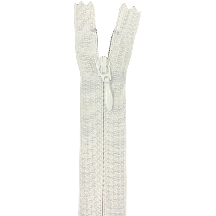 YKK Reversed dress zipper no. 501 White