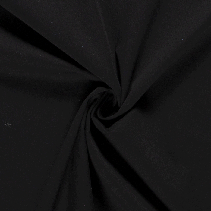 Cotton Twill stretch washed - BLACK
