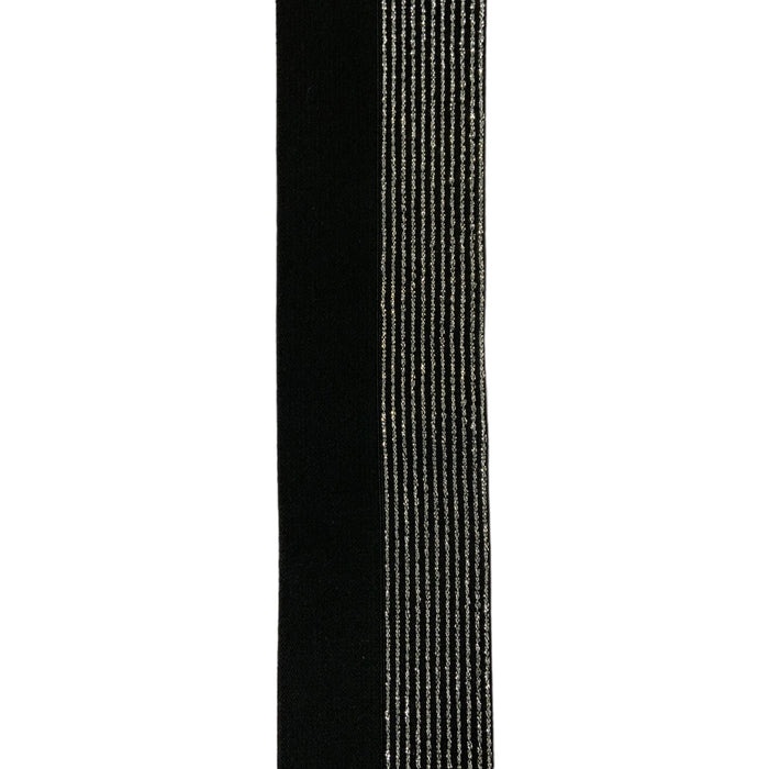Fold elastic - 60 mm - Black/Silver