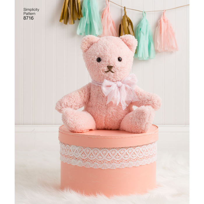 8716 Stuffed Animals. Size: One Size