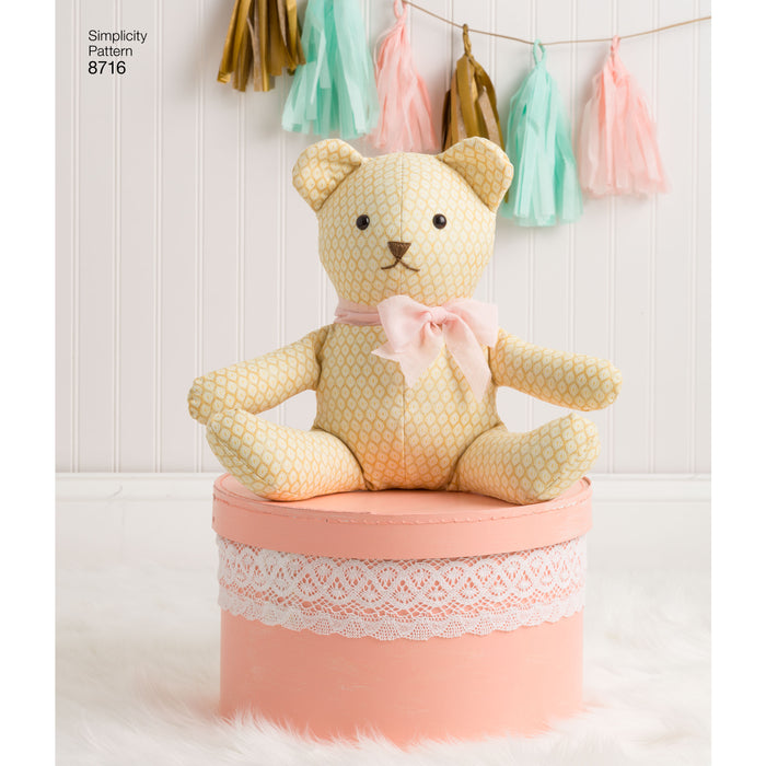 8716 Stuffed Animals. Size: One Size