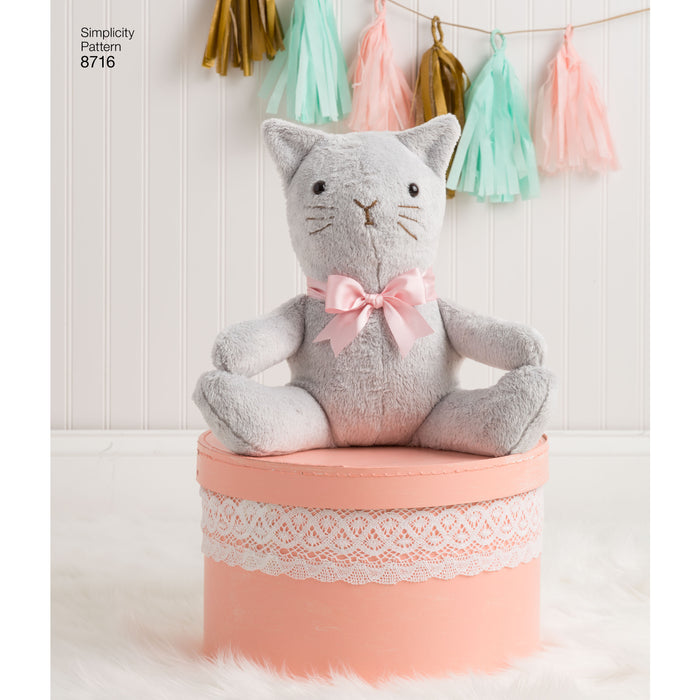 8716 Stuffed Animals. Size: One Size