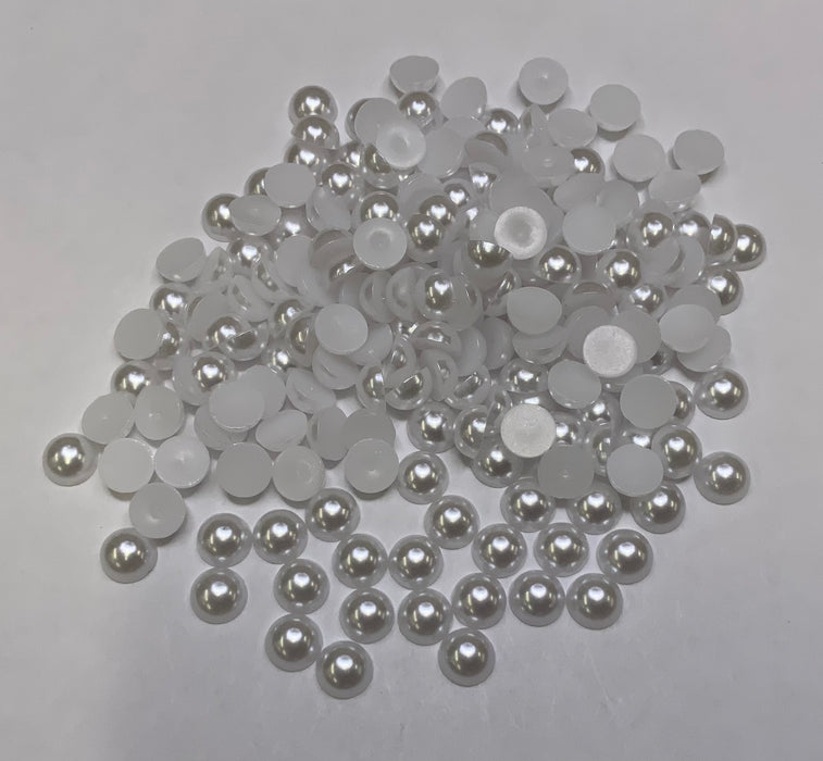 MBY - White - Half Pearls