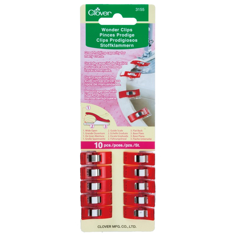 Efnaklemmur/Fabric clips