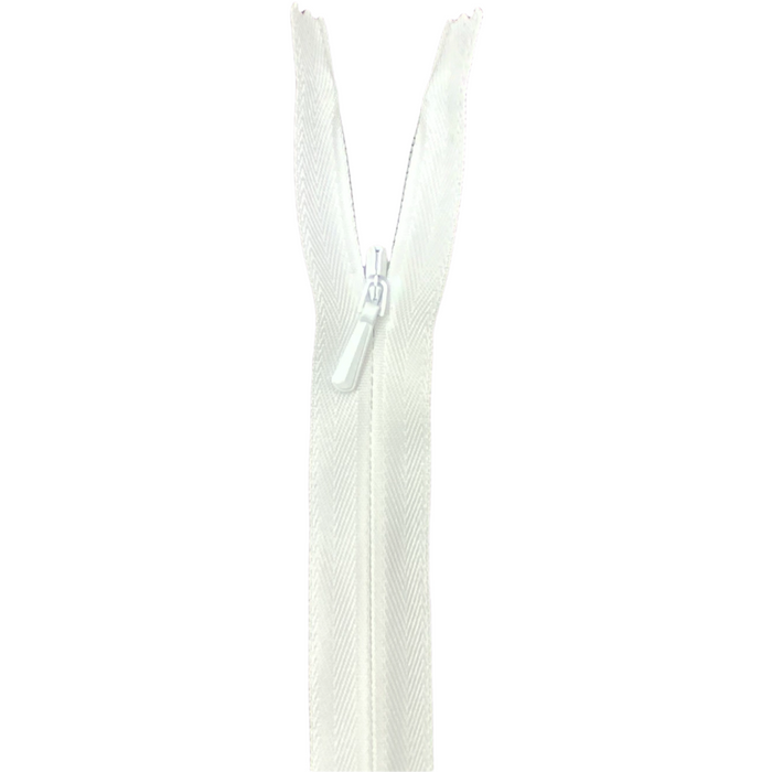 YKK Invisible zipper no. 501 White