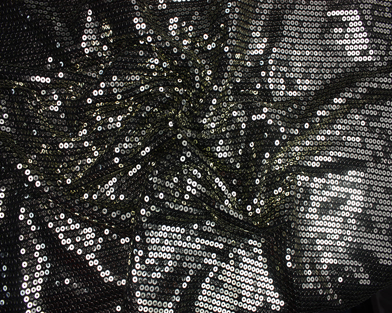 Sequinned jersey - GOLD