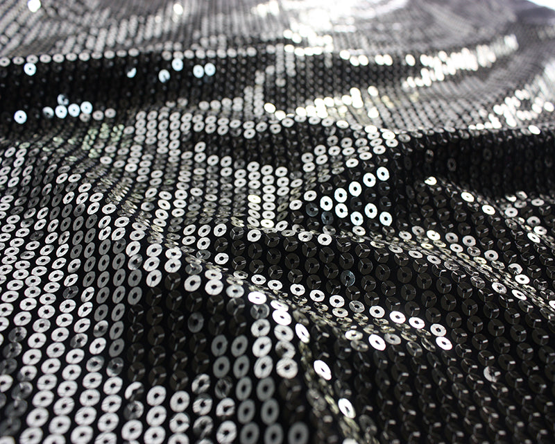 Sequinned jersey - GOLD