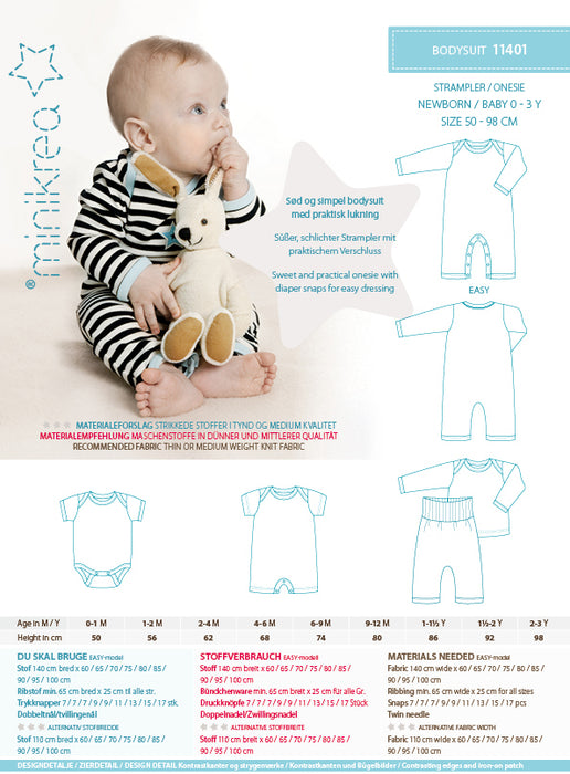 11401 Onesie - Size: 0-3 y