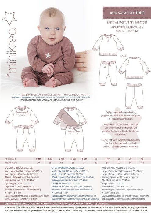 11415 Baby Sweat Set
