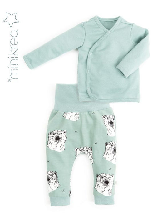 11430 Baby set with bandana bib