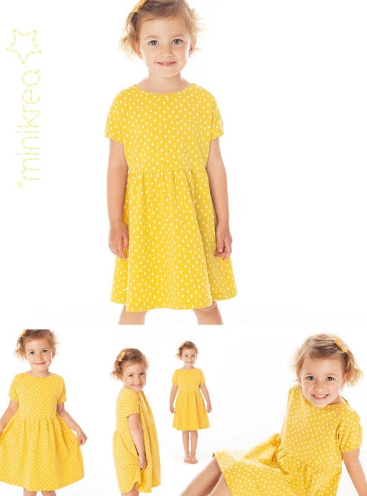 33013 Dress With Full Skirt - Size: 2-14 y