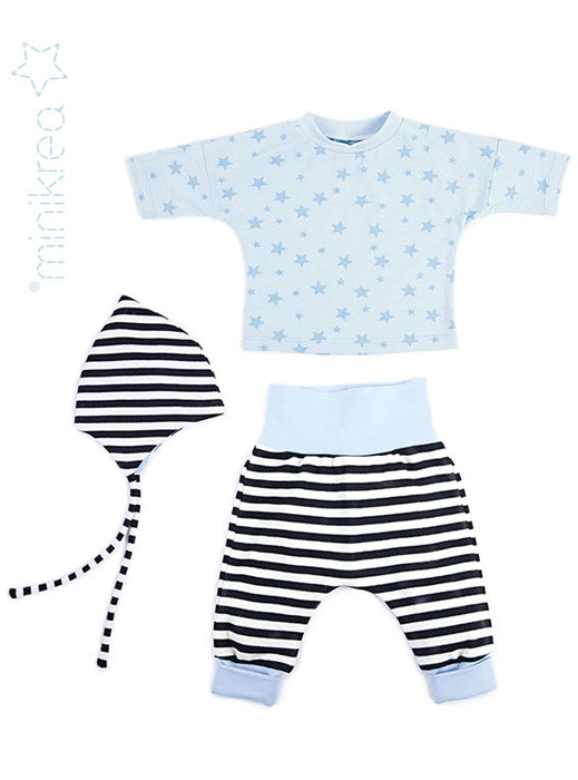 11410 Trousers, shirt & hat - Size: 0-2 y