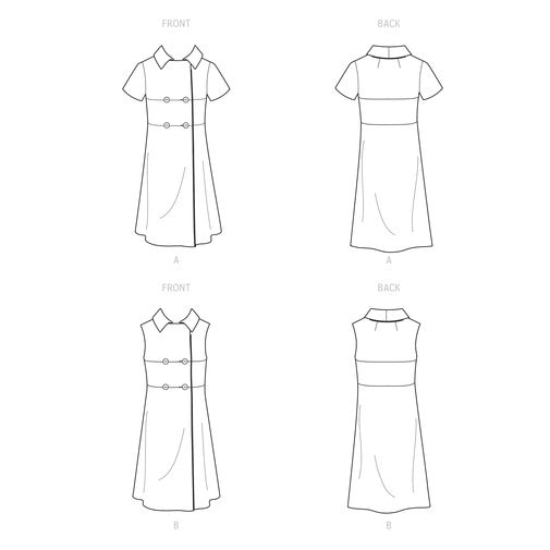 S9466 Misses' 1960s Vintage Dress