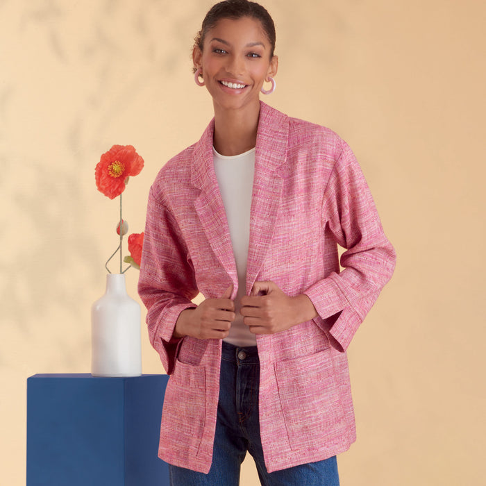 S9468 Misses' Unlined Jacket