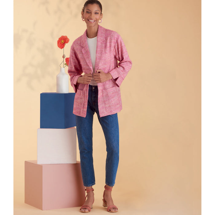 S9468 Misses' Unlined Jacket
