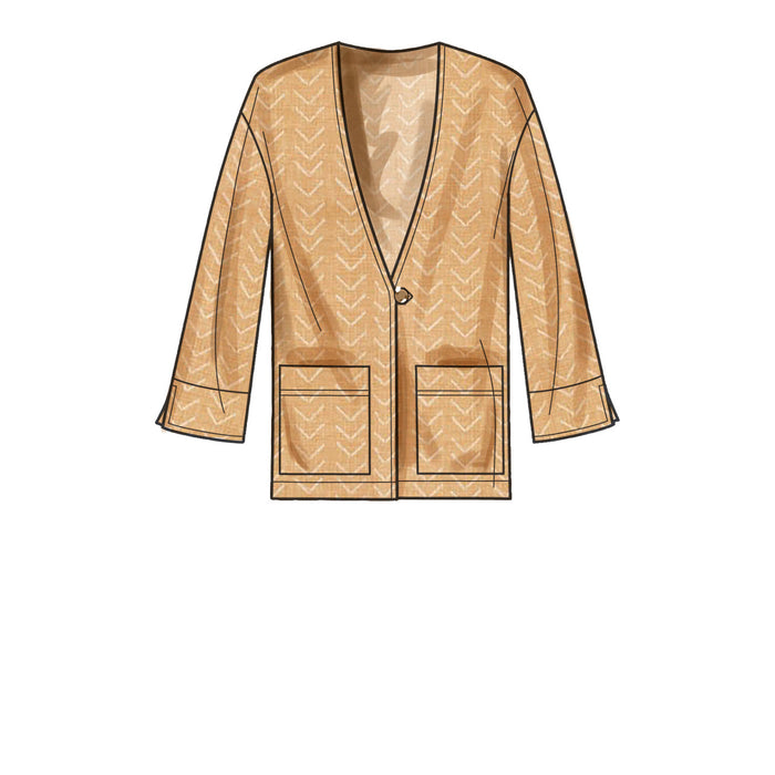 S9468 Misses' Unlined Jacket