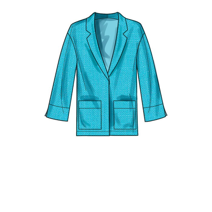 S9468 Misses' Unlined Jacket