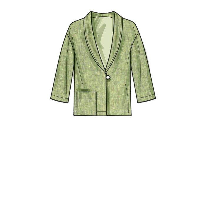 S9468 Misses' Unlined Jacket