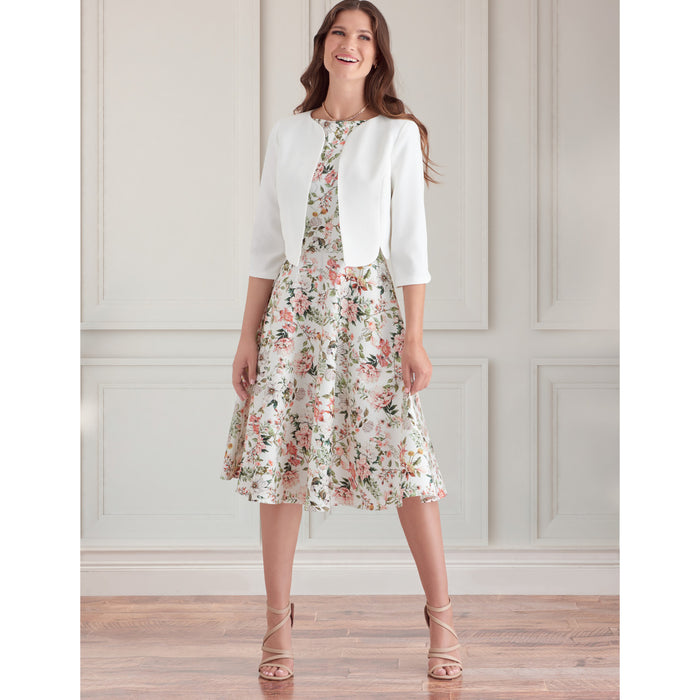 S9473 Misses' Dresses and Jacket