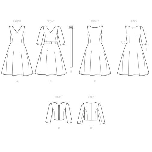 S9474 Women's Dresses and Jacket