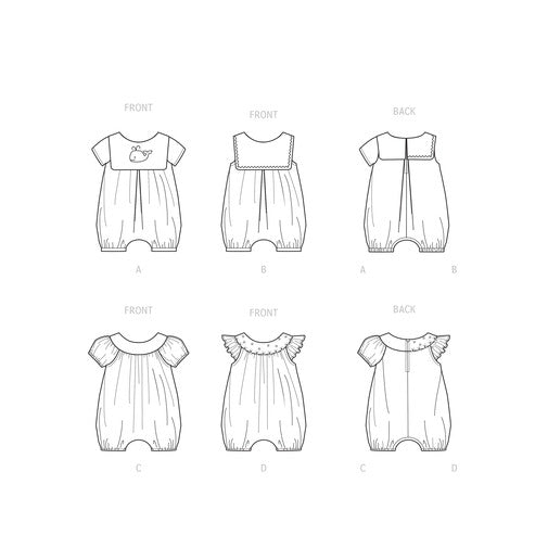 S9484 Babies' Rompers