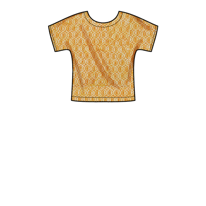 S9485 Toddlers' Knit Top, Jacket, Vest, Skirt and Pants