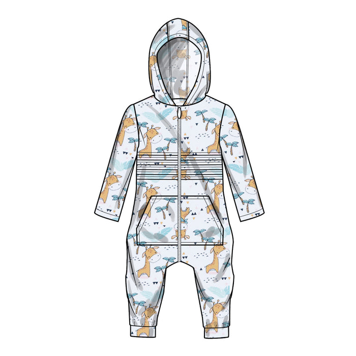 S9486 Toddlers' Knit Jumpsuit