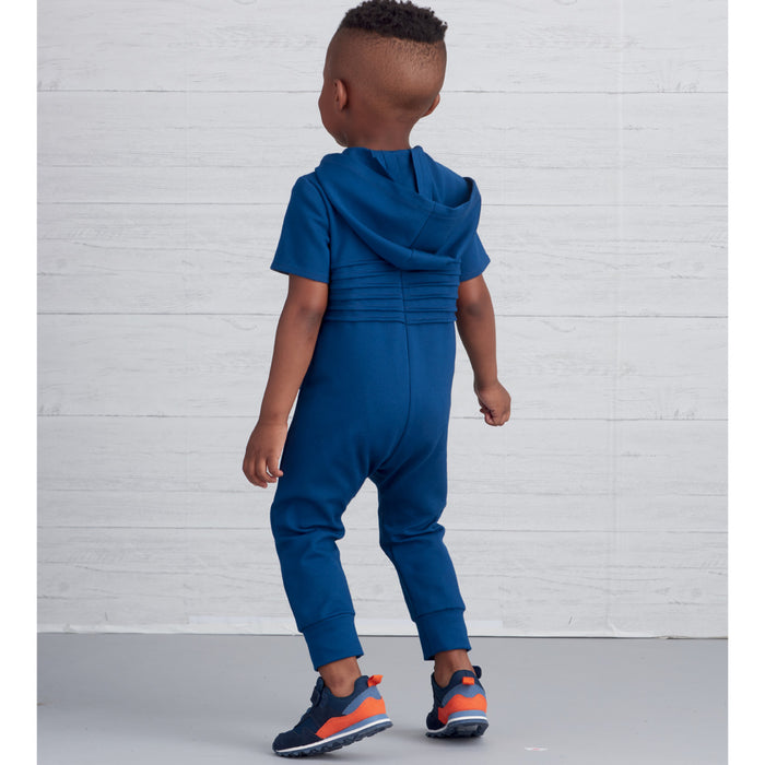 S9486 Toddlers' Knit Jumpsuit