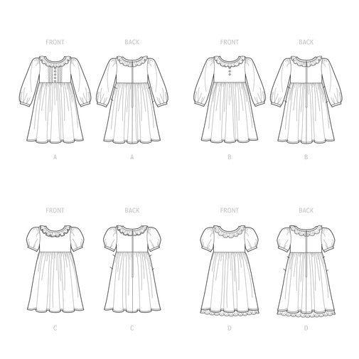 S9503 Children's Dresses